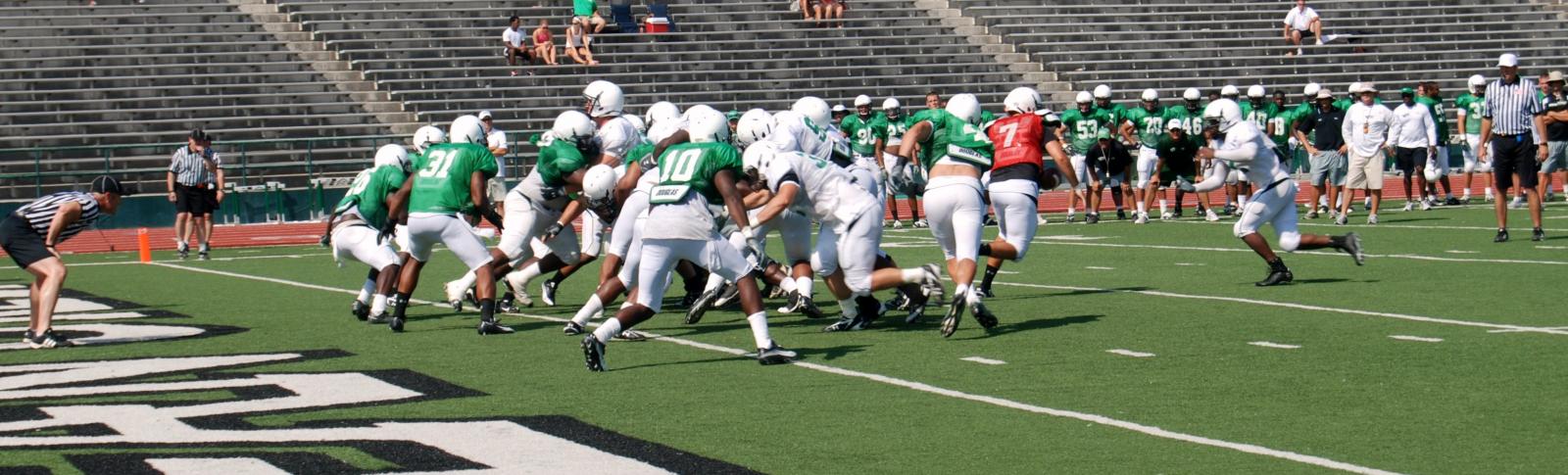 Mean Green 1st Scrimmage 2011