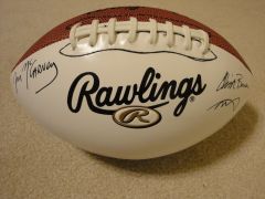 Football Autographed by Dan McCarney - Up for Bid!