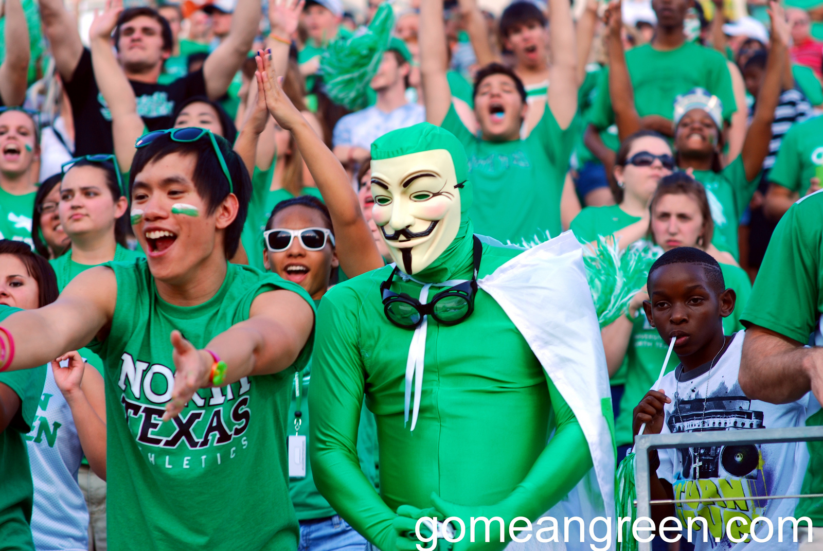 Mean Green Mask and friends