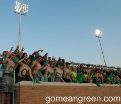 Students say Go Mean Green!