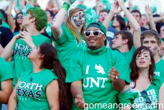 Mean Green Students getting Rowdy