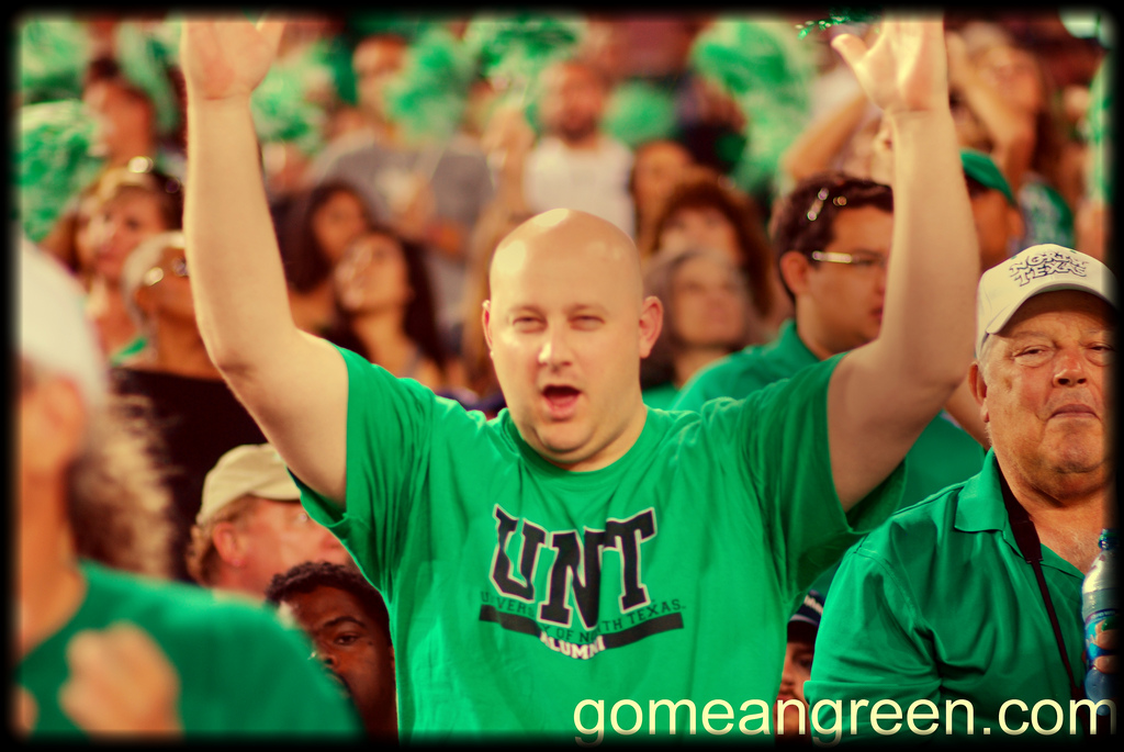 Small moment of elation after UNT TD