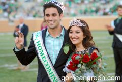 UNT Homecoming King and Queen 2012