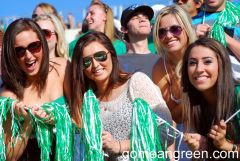 Mean Green student section fans