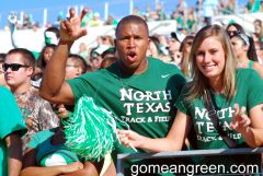 UNT Track and field representing