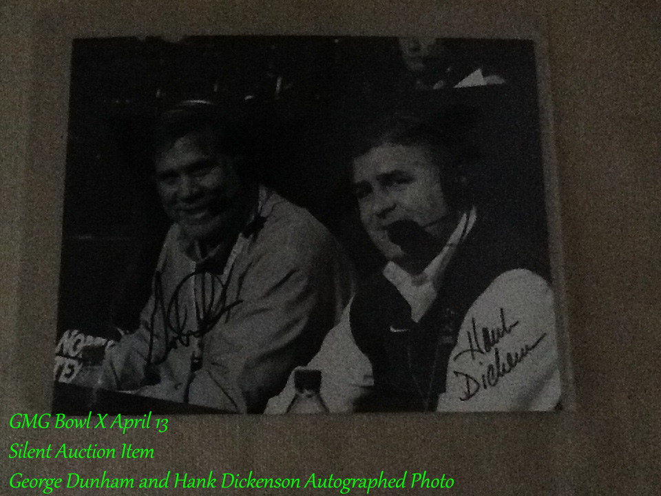 george and hank autographed photo