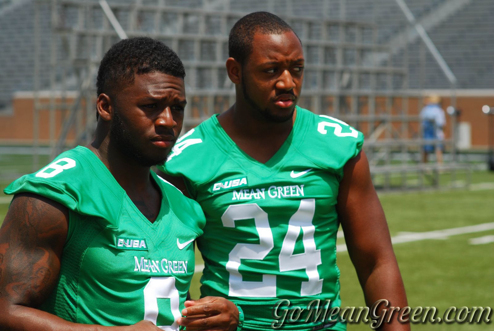 Marcus Trice And Brandin Byrd Pic from 2013 UNT Media Day