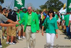 UNT Letterman Charlie Smith And wife Lisa