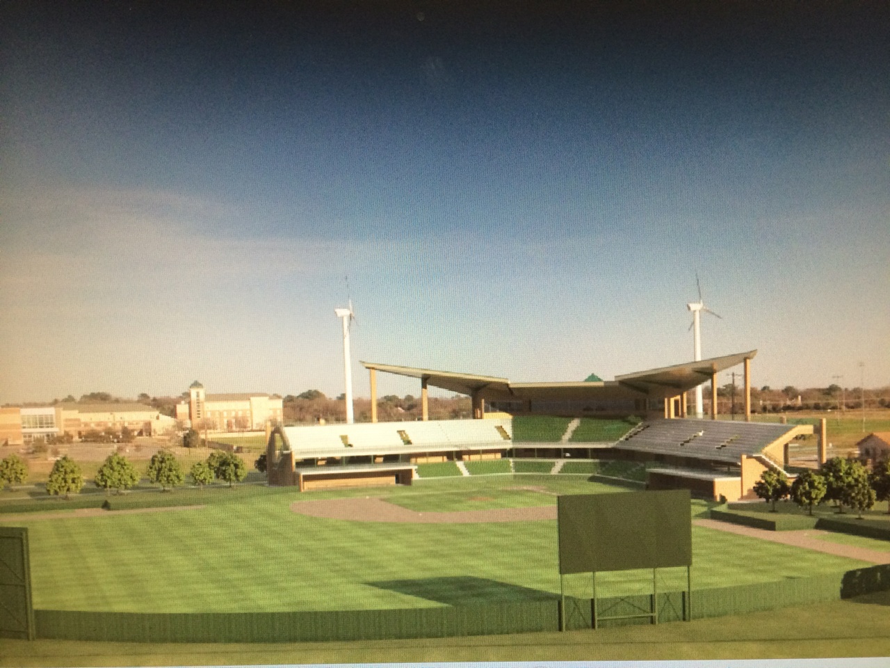 Newly Designed Mean Green Baseball Park Photo 2
