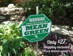 Limited Supply!!  Mean Green Yardsign