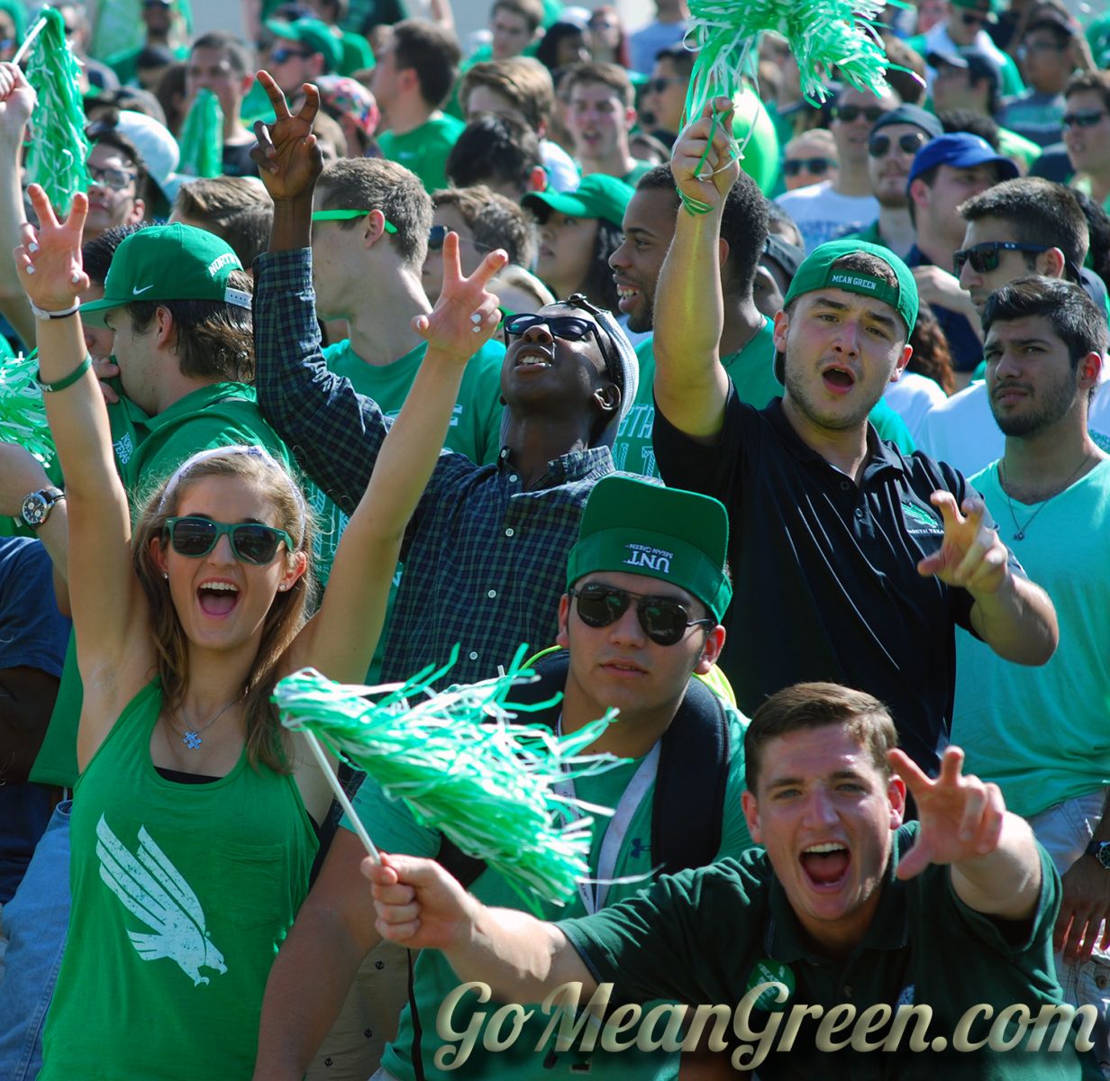 UNT Students At SMU game 2014