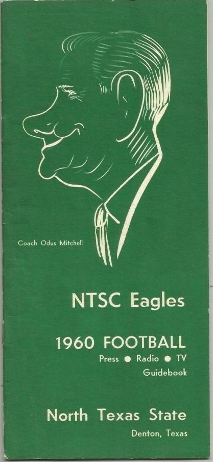 1960 North Texas State Football Media Guide
