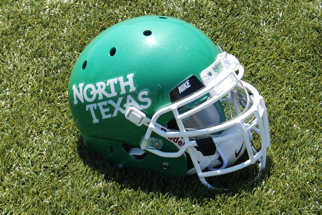 New UNT Football Helmet - 2011 North Texas Helmet