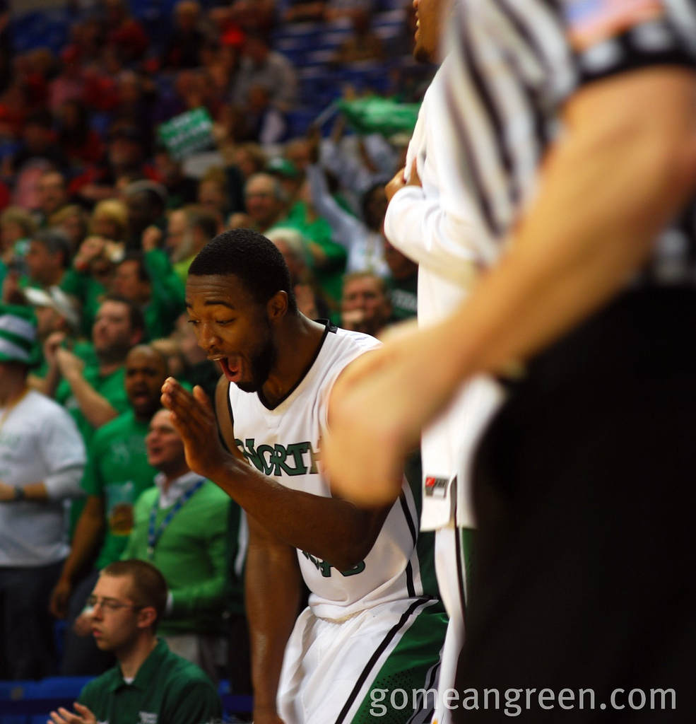 Coming in off UNT bench