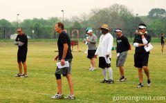UNT Coaches John Skladany, Mike Grant, Kent Riddle, Dustin Hill & Chico