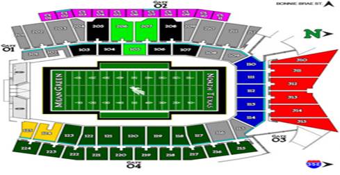 Unt Stadium Seating Chart