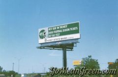 Retro Mean Green Billboard