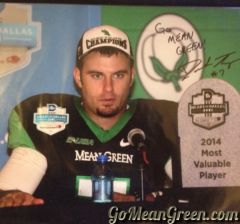 Derek Thompson Autographed Photo for GMG Basketball Classic