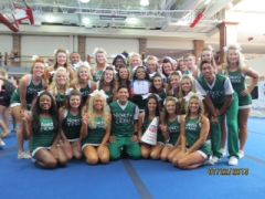 UNT CHEER GETS 2013 MOST SPIRITED AWARD AT COLLEGE NATIONALS!!